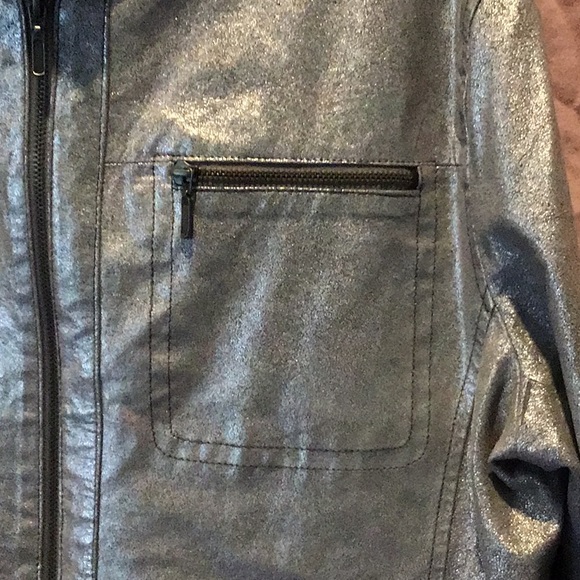 Chico’s Silver metallic jacket - Picture 4 of 4
